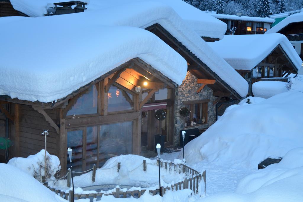 Hotel Et Chalet Au Coin Du Feu Chilly Powder Morzine Esterno foto